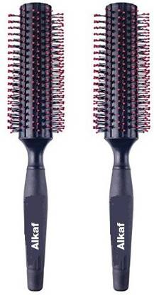 Alkaf Premium Hair Styling Round Roller Comb ( Pack of 2 )