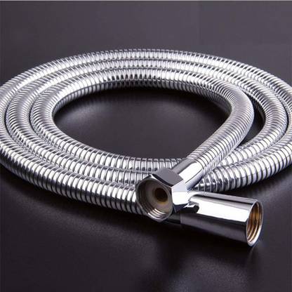 Clinton Stainless Steel 1.5 Mtr. Hose Pipe with 360 Degree Rotating Joints Hose Connector
