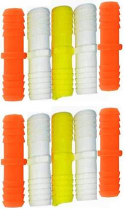 7 CLOUDS INDIA 10 Pc Tap Connector/Rubber Pipe Jointer PVC / Supporter for 3/4 Inch Hose Connector