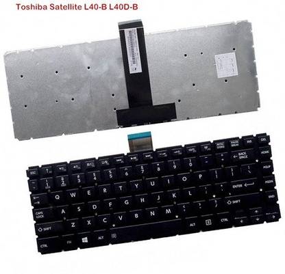 BLSM Toshiba Satellite E45-B E45D-B E45t-B E40-B E40D-B E40T-B No Frame Laptop Keyboard Replacement Key