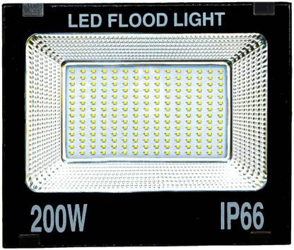 GadgetsSTS Flood light extra life 200 Watt LED light pack of 1 Flood Light Outdoor Lamp