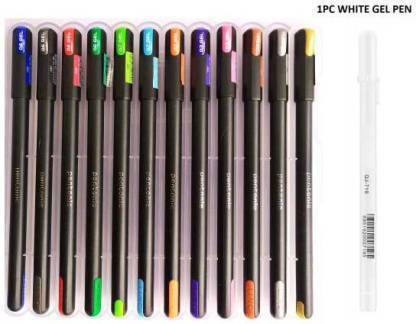 Linc Linc-Pentonic Multi Ink Colour Gel Pen (Pack of 12, Multicolor), 2 Set Combo Gel Pen