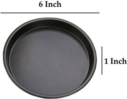 TRENDING PRODUCTS VILLA Baking 6 Inch Non-Stick Pizza Pan Pizza Tray