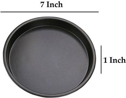 TRENDING PRODUCTS VILLA Baking 7 Inch Non-Stick Pizza Pan Pizza Tray