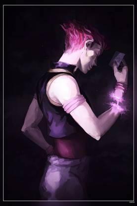 Hunter X Hunter Hisoka Morow Card Smirk Matte Finish Poster Paper Print