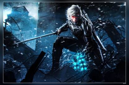 Raiden Metal Gear Solid Metal Gear Rising Revengeance Video Games Matte Finish Poster Paper Print