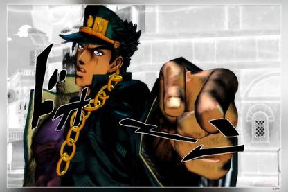 Anime Jojo S Bizarre Adventure Jotaro Kujo Matte Finish Poster Paper Print