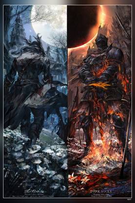 Fantasy Art Artwork Bloodborne Dark Souls Video Game Art Hd Matte Finish Poster Paper Print
