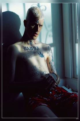 Lil Peep American Rapper Singer Size Matte Finish Poster Paper Print