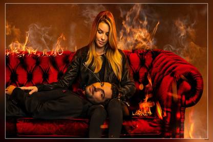 Lucifer Chloe Decker Lauren German Lucifer Matte Finish Poster Paper Print