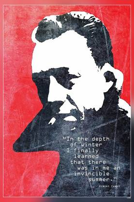 Albert Camus Quote Invincible Summer - Photo 41 Matte Finish Poster Paper Print