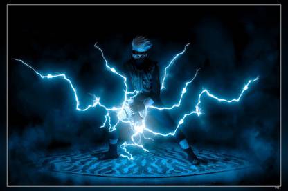Hatake Kakashi Cosplay Men Mist Matte Finish Poster Paper Print
