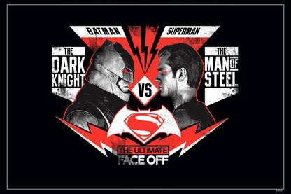 Batman Superman Batman V Superman Dawn Of Justice Movie Matte Finish Poster Paper Print