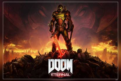 Doom Eternal Video Game Matte Finish Poster Paper Print