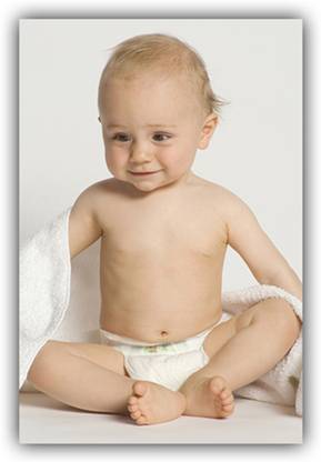 Poster n Frames Paper Cute Baby Girl/Boy children wall Poster-263 Paper Print