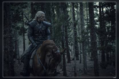 The Witcher Netflix Netflix Henry Cavill Geralt Of Rivia Matte Finish Poster Paper Print