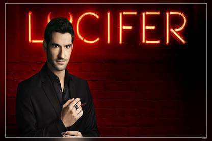 Lucifer Tom Ellis Matte Finish Poster Paper Print