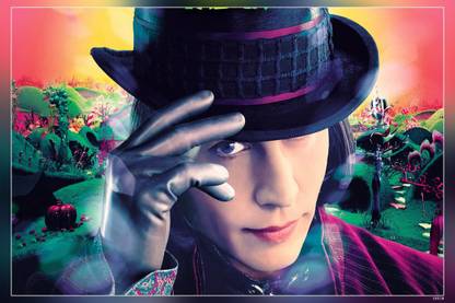 Charlie And The Chocolate Factory Johnny Depp Willy Wonka Matte Finish Poster Paper Print