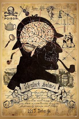 Sherlock Holmes Art Matte Finish Poster Paper Print