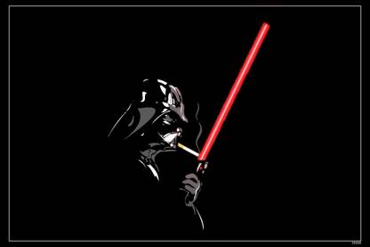 Smoking Star Wars Lightsabers Darth Vader Cigarettes Movie Matte Finish Poster Paper Print