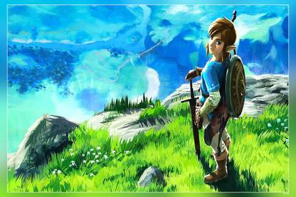 The Legend Of Zelda: Breath Of The Wild - Gaming Matte Finish Poster Paper Print