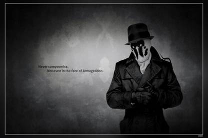 Watchmen Quote Rorschach Matte Finish Poster Paper Print