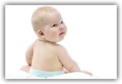 Paper Cute Baby Girl/Boy children wall Poster-700 Paper Print