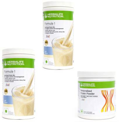 Herbalife Nutrition FORMULA1 KULFI & KULFI & 2 PSC 1000 G+PERSONALIZED PROTIEN POWDER 200 G Plant-Based Protein