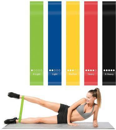 ALORNIS Resistance Bands, Loop Hip Band, Home Exercise Bands Glute Bands for Women & Men Resistance Tube