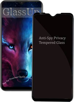 GlassUp Edge To Edge Tempered Glass for Realme XT (Anti-Spy Privacy Tempered Glass)