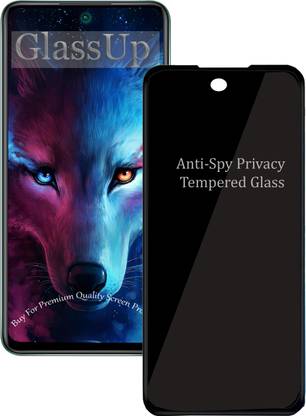 GlassUp Edge To Edge Tempered Glass for Redmi Note 9 Pro (Anti-Spy Privacy Tempered Glass)