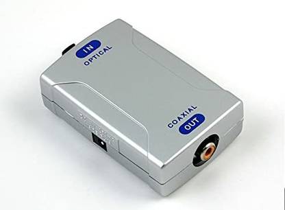 H-its Kabel Digital Optical SPDIF Toslink Input to Coaxial Output Audio Converter Media Streaming Device