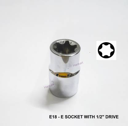 TOM E18 - E Socket 1/2" Drive Socket Set