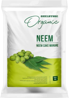 SHELBYSBE Natural Neem Khali / cake powder for plant organic and pest repellent Fertilizer Fertilizer, Manure, Potting Mixture, Soil