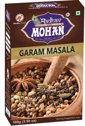 Madhav Mohan Garam Masala 100% Pure & Natural Box 100gm (Pack of 1)
