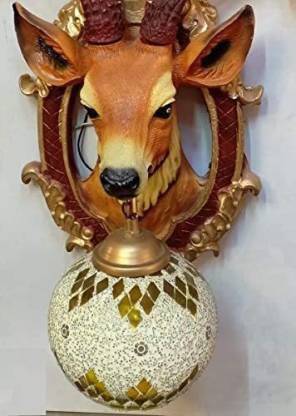LAVNIK Deer Head Wall Mounted LED Light Lamp Light for Home Interior Decor Night Lamp Night Lamp