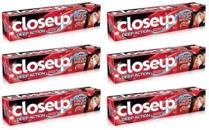 Closeup TRIPLE FRESH FORMULA 150G X 6U Toothpaste