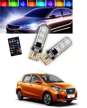 Gadiparts Remote Parking Light bulbs 6SMD Multicolour LED Remote Control Light Go Tail Light Car LED for Datsun (12 V, 3 W)