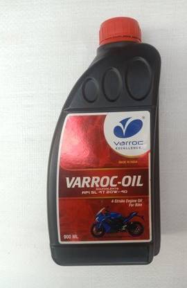 Varroc 4 Stroke Bike Engine Oil (Pack of 1) Synthetic Blend Engine Oil