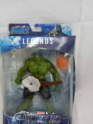 chakrika Action figure Hullku 6 inches and led on chest] movable parts with its wepon