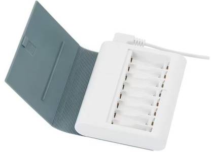 IKEA Battery charger with storage, grey-green Analog Battery Tester