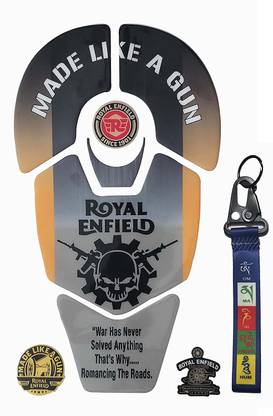 GraphixDesign Bullet Bike Tank Pad Protector Sticker 3D Emboss Bike Tank Pad