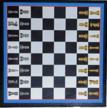 mani trading company Chess With Ludo 2 in 1 Bord Game 1.5 cm Chess Board