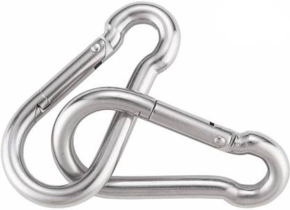 XDLB Stainless Steel Spring Snap Hook Carabiner Locking Carabiner