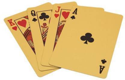 Senkiddpro Royal Gold Plated Playing Tash Cards For,Teen Patti,Party,Fun