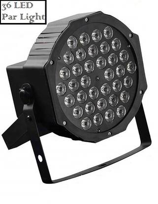 Okxmz 36 LED Mini Flat RGB Par Light DJ Disco Party Light Live Shows Stage Lighting Shower Laser Light
