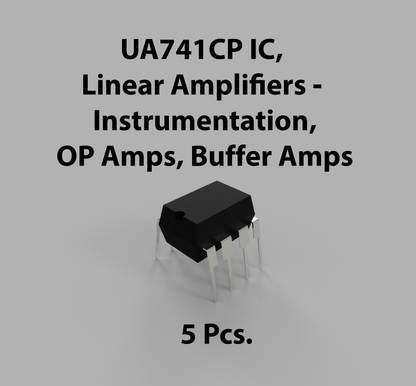 ANTRI-MAX UA741CP IC Linear - Amplifiers - Instrumentation, OP Amps, Buffer Amps Electronic Components Electronic Hobby Kit