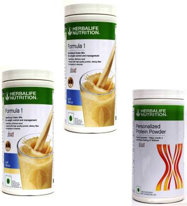 HERBALIFE FORMULA1 KULFI COMBO PACK OF TWO PIECES WITH PROTIEN POWDER 400G Nutrition Drink