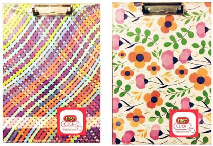 First Click Clip Board Exam Pad Size : 23.5 x 35 cm Set of 2 Pcs