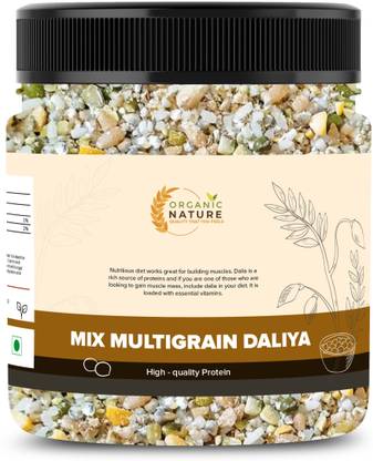 ORGANIC NATURE Mix Multigrain Dalia 250 gms | Healthy Grains Daliya Mixed Millet